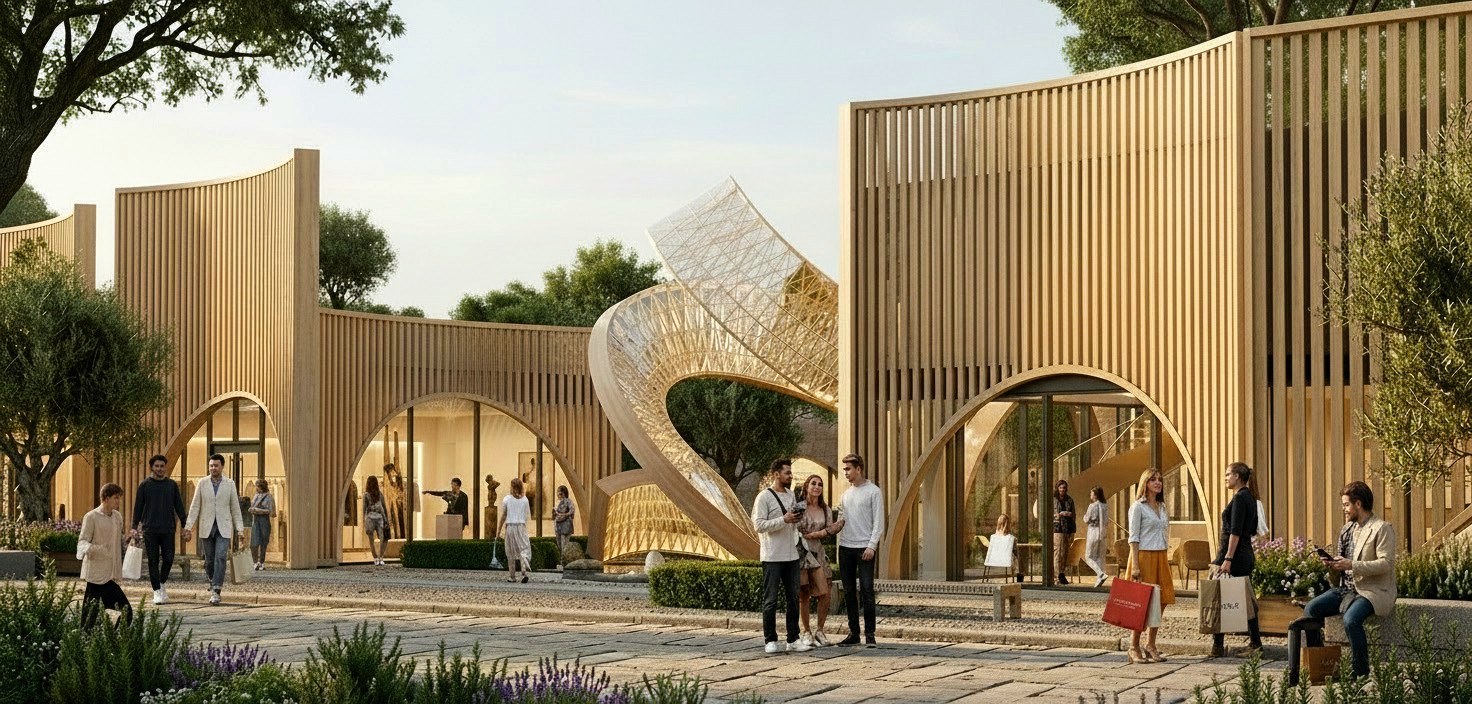 Sculpted Fabric architecture concept